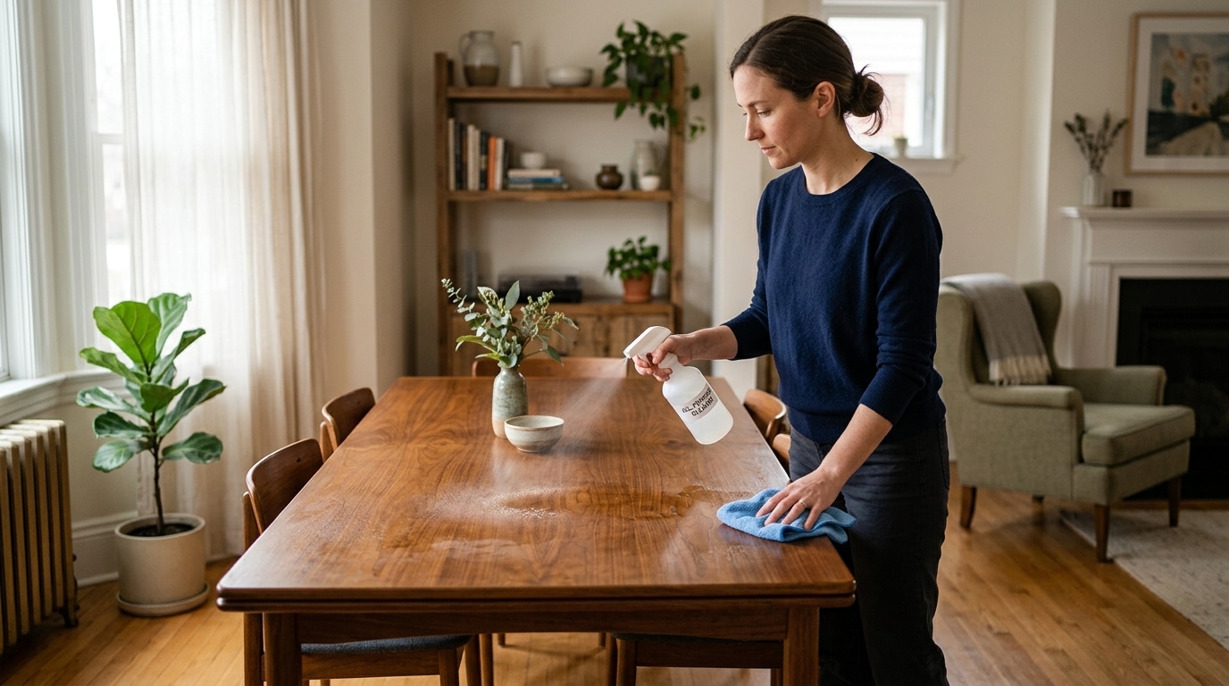 Using All-Purpose Cleaners on Wood Surfaces