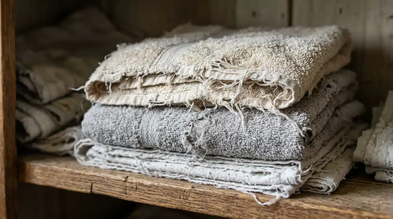 Towels and Linens: When Worn Actually Means Worn Out